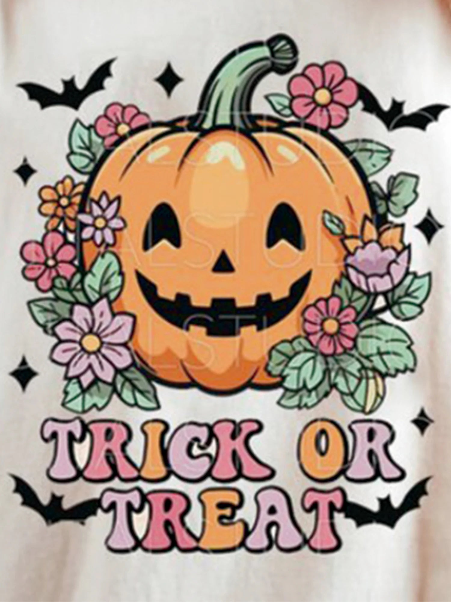 Trick or Treat Shirt Women Halloween Pumpkin T-Shirt Cute Thanksgiving Pumpkin Fall Season Tops