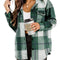 Flannel Shirts for Women Plaid Jackets Long Sleeve Shackets Womens Button down Coats Blouses