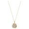 Love Knot 18K Gold Crystal Pendant and Earring Set